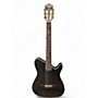 Used Ibanez TOD10N Tim Henson Signature Black Flat Classical Acoustic Guitar Black Flat