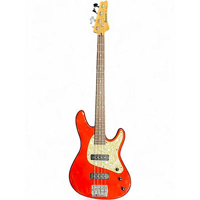 Used Ibanez TR 300 Red Electric Bass Guitar