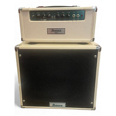 Used Ibanez TSA15H Tube Screamer 15W with TSA112C Cabinet Tube Guitar Amp Head