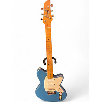 Used Ibanez Talman Blue Solid Body Electric Guitar