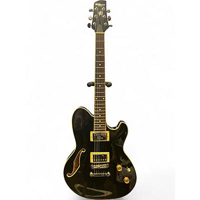 Used Ibanez Talman TXD71 Black Hollow Body Electric Guitar