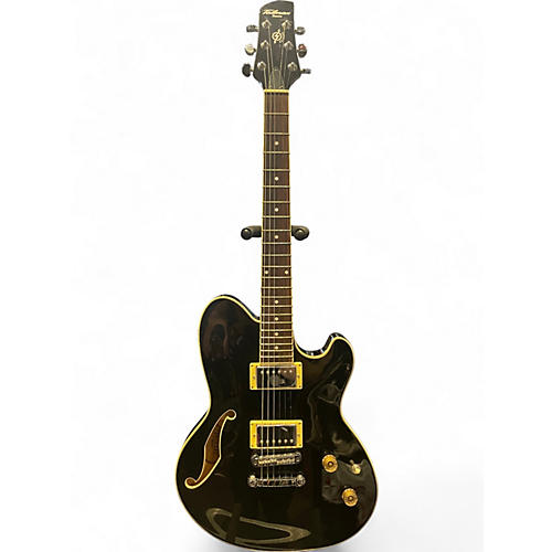 Used Ibanez Talman TXD71 Black Hollow Body Electric Guitar Black