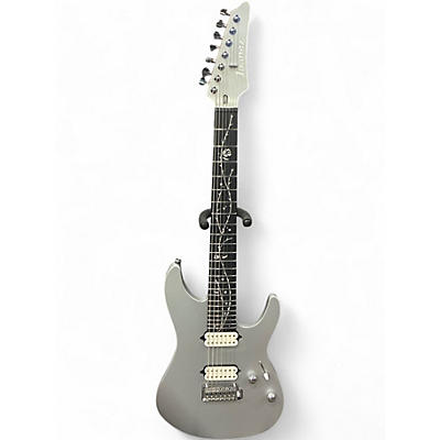 Used Ibanez Tim Henson Signature 7 Classic Silver Solid Body Electric Guitar