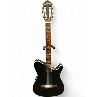 Used Ibanez Tod10n Black Classical Acoustic Electric Guitar