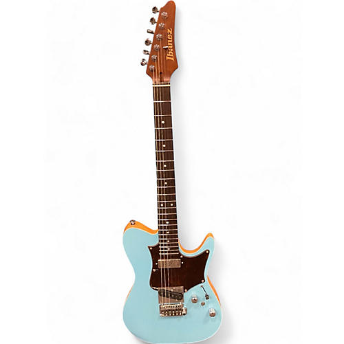 Ibanez Used Ibanez Tom Quayle Signature TQMS1 Celeste Blue Solid Body Electric Guitar Celeste Blue