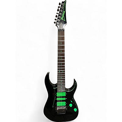 Ibanez Used Ibanez UNIVERSE UV70P GREEN ON BLACK Solid Body Electric Guitar