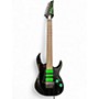 Used Ibanez UV70 Universe Steve Vai Signature 7 String Black Solid Body Electric Guitar Black