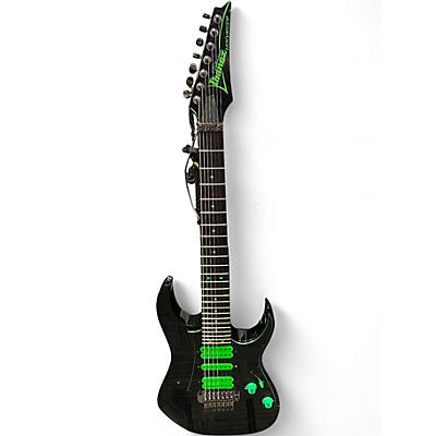 Used Ibanez UV70 Universe Steve Vai Signature 7 String Black Solid Body Electric Guitar