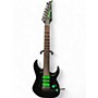 Used Ibanez Used Ibanez UV70 Universe Steve Vai Signature 7 String Black and Green Solid Body Electric Guitar Black and Green