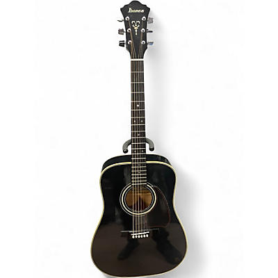 Used Ibanez V300BK Black Acoustic Guitar