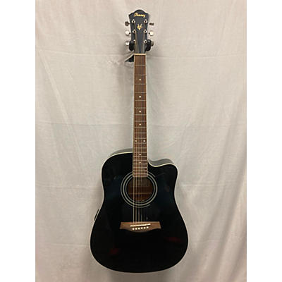 Ibanez Used Ibanez V70CE Black Acoustic Electric Guitar