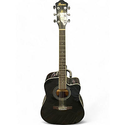 Ibanez Used Ibanez V70CE Black Acoustic Electric Guitar