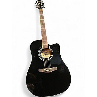 Used Ibanez V70CE Black Acoustic Electric Guitar