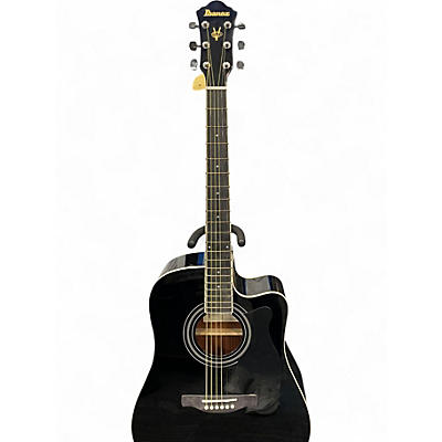 Used Ibanez V70CE Black Acoustic Electric Guitar
