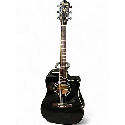 Used Ibanez V70CE Black Acoustic Electric Guitar