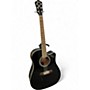 Used Ibanez V70CE Black Acoustic Electric Guitar Black