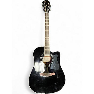 Used Ibanez V70CE Black Acoustic Electric Guitar