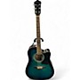 Used Ibanez V70CE Blue Acoustic Electric Guitar Blue