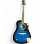 Used Ibanez V70CE Blue Acoustic Electric Guitar Blue