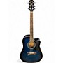 Used Ibanez V70CE Blue Burst Acoustic Electric Guitar Blue Burst