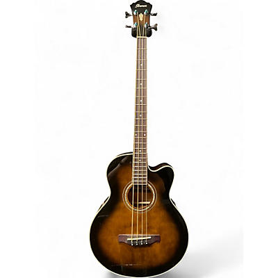 Used Ibanez aEb10 VIOLIN BURST Acoustic Bass Guitar