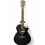 Used Ibanez ae140-wkh Black Acoustic Guitar Black