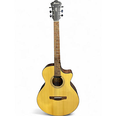 Used Ibanez ae275bt Natural Acoustic Electric Guitar
