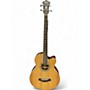 Used Ibanez aeb10e Natural Acoustic Bass Guitar Natural