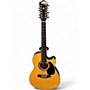 Used Ibanez aef1812 Natural 12 String Acoustic Electric Guitar Natural
