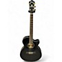 Used Ibanez aeg240 Trans Black Acoustic Electric Guitar Trans Black