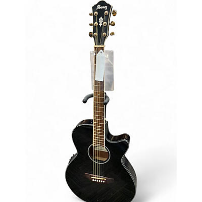 Used Ibanez aeg24II Black Acoustic Electric Guitar