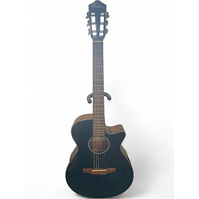 Used Ibanez aeg50n Black Classical Acoustic Electric Guitar