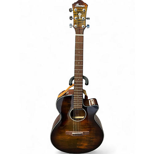 Used Ibanez aeg70 2 Tone Sunburst Acoustic Electric Guitar 2 Tone Sunburst