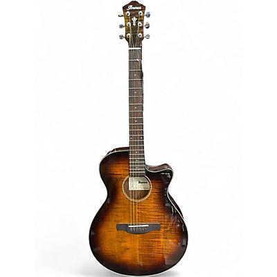 Used Ibanez aeg70tih Tobacco Burst Acoustic Electric Guitar