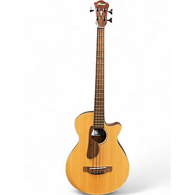 Used Ibanez aegb30e Natural Acoustic Bass Guitar