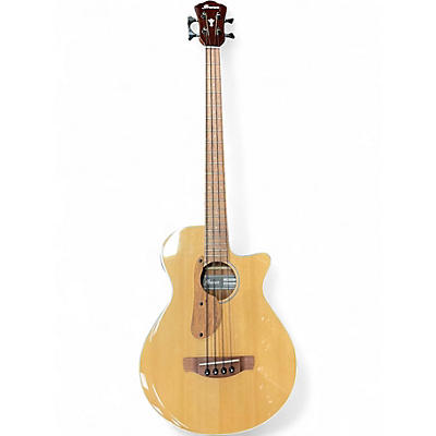 Used Ibanez aegb30e-ntg natural Acoustic Bass Guitar