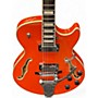 Used Ibanez agr63t orange Hollow Body Electric Guitar orange