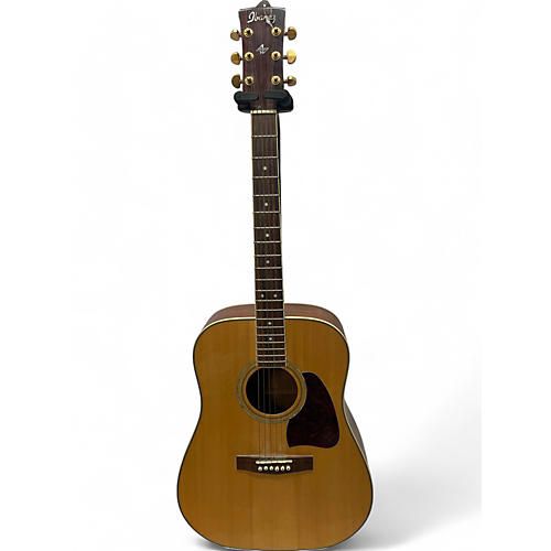 Used Ibanez artwood Natural Acoustic Guitar Natural