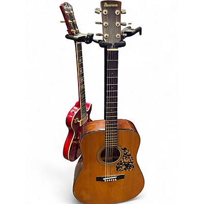 Used Ibanez aw20 Natural Acoustic Guitar