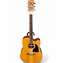 Used Ibanez aw300ce Natural Acoustic Guitar Natural