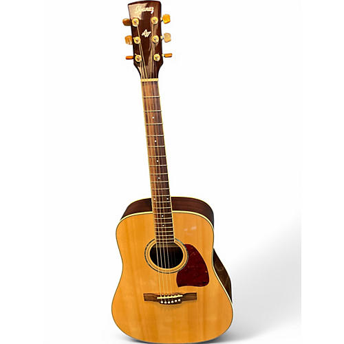 Used Ibanez aw800knt Natural Acoustic Guitar Natural