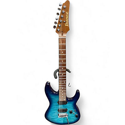 Used Ibanez az24s1f torquoise burstg Solid Body Electric Guitar