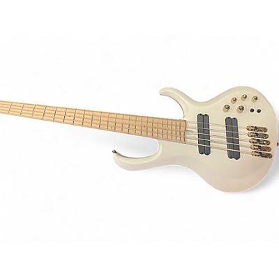 Ibanez Used Ibanez btb605mlm Pearl White Electric Bass Guitar