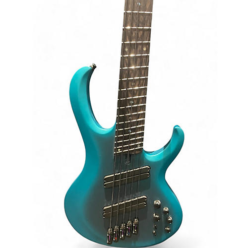 Ibanez Used Ibanez btb605ms Cerulean Blue Electric Bass Guitar Cerulean Blue