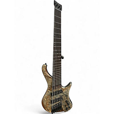 Used Ibanez ehb1506ms Spalted Maple Electric Bass Guitar
