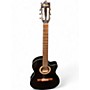 Used Ibanez ga35tce Black Acoustic Electric Guitar Black