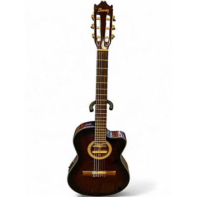 Used Ibanez galvador classical Walnut Classical Acoustic Electric Guitar