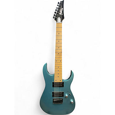 Used Ibanez gio 7 string Turquoise Solid Body Electric Guitar