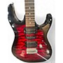 Used Ibanez gio GRX70QA Red Solid Body Electric Guitar Red