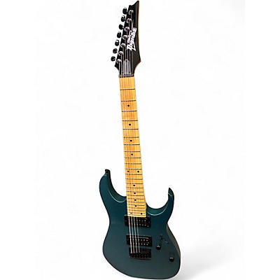 Used Ibanez grg7221m Metallic Blue Solid Body Electric Guitar